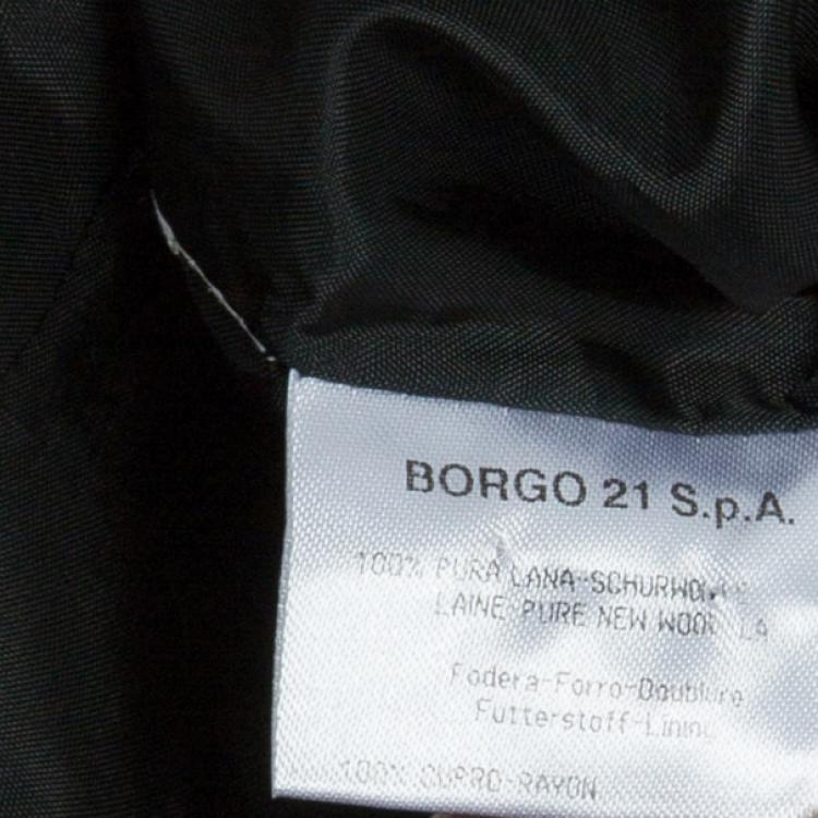 Pre Owned Giorgio Armani Black Blazer M