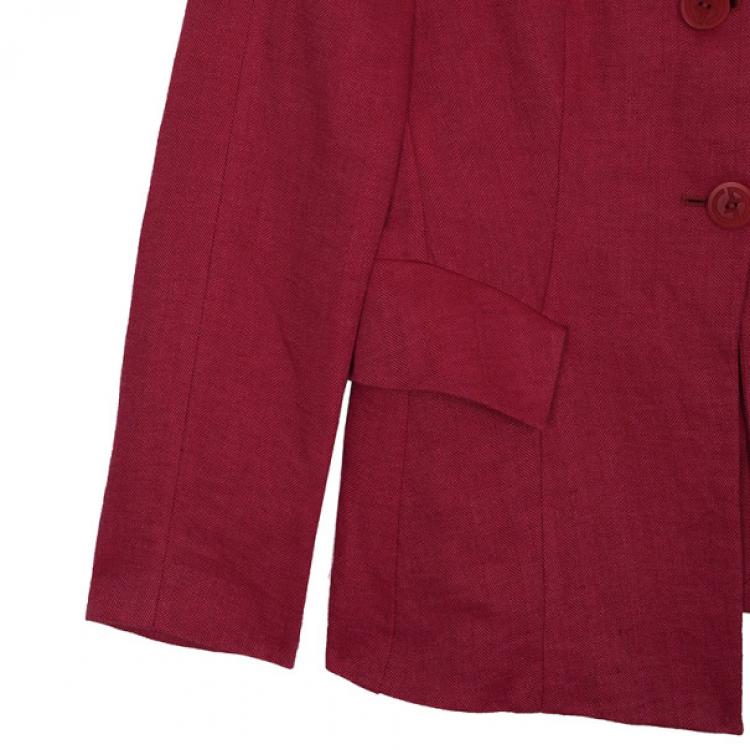 Pre Owned Giorgio Armani Pink Blazer S