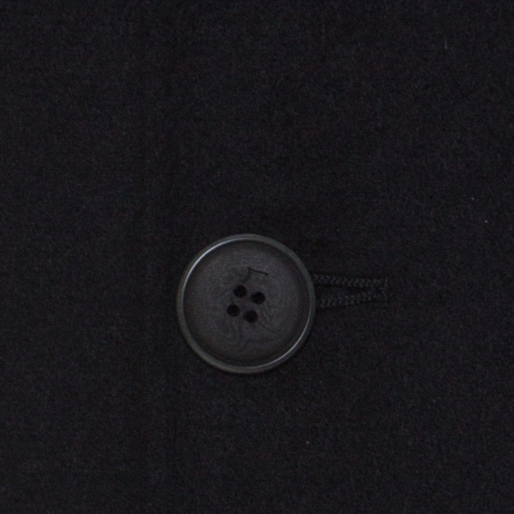 Pre Owned Giorgio Armani Black Cashmere Stand Collar Double Breasted Coat M