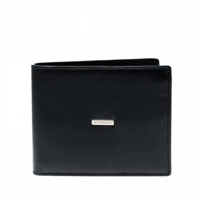 Givenchy Black Leather Bi Fold Wallet Givenchy | TLC