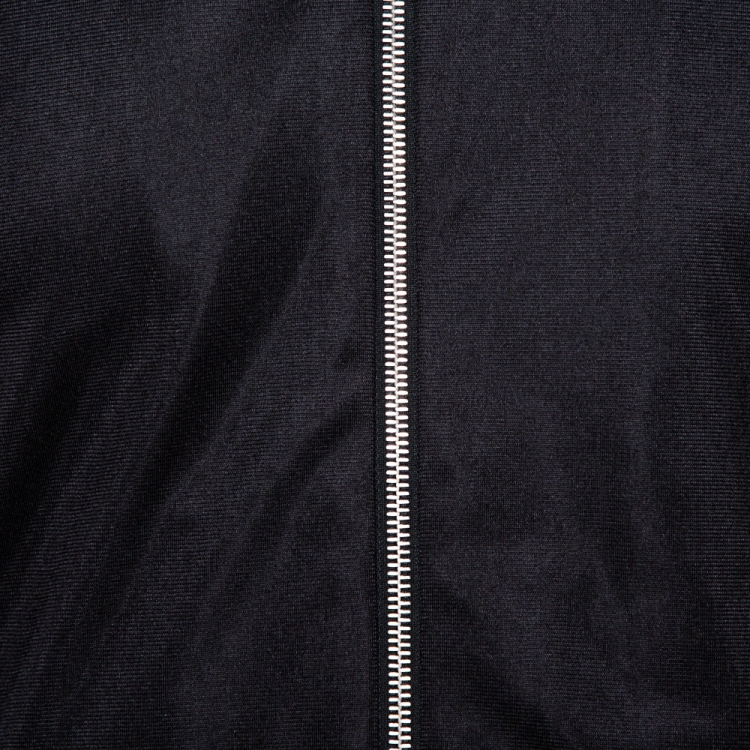 Pre Owned Givenchy Black Ticker Sleeve Zip Up Track Jacket S