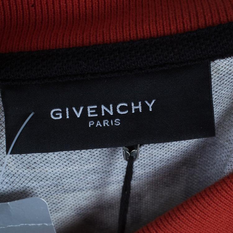 Pre Owned Givenchy Circuit Print Short Sleeve Men's Polo Shirt M