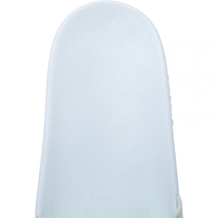 Pre Owned Givenchy White Rubber Logo Flat Slides Size 41