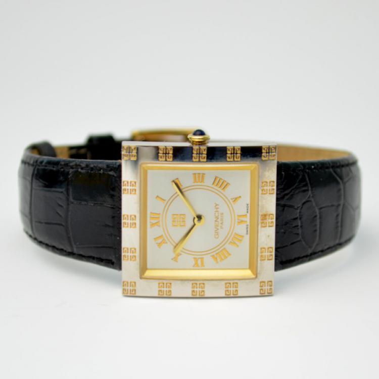 Pre Owned Givenchy Apsaras SS Gold and Silver Unisex Wristwatch 