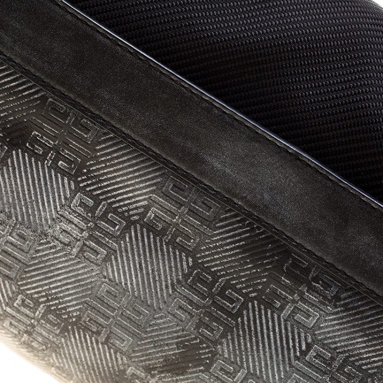 Pre Owned Givenchy Black Nylon and Leather Duffle Bag