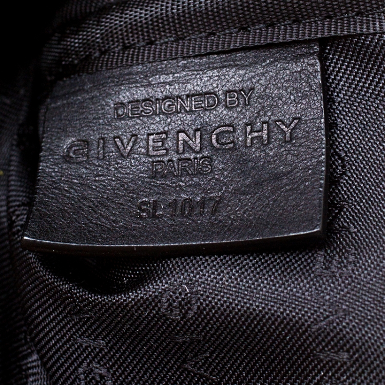 Pre Owned Givenchy Black Nylon and Leather Duffle Bag