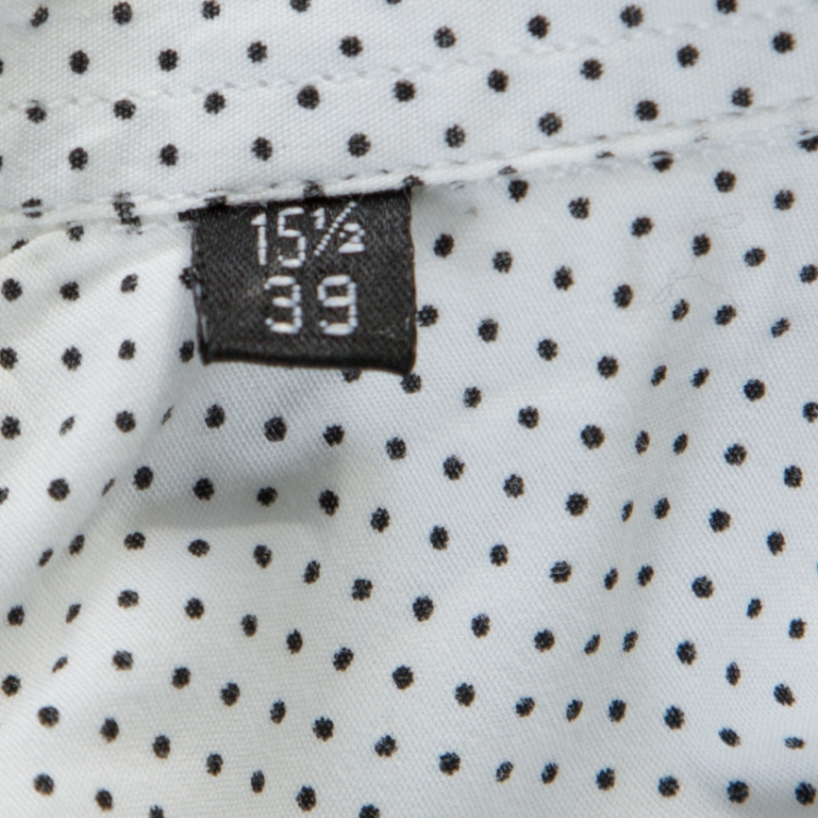 Pre Owned Givenchy White Striped Cotton Button Front Shirt M 