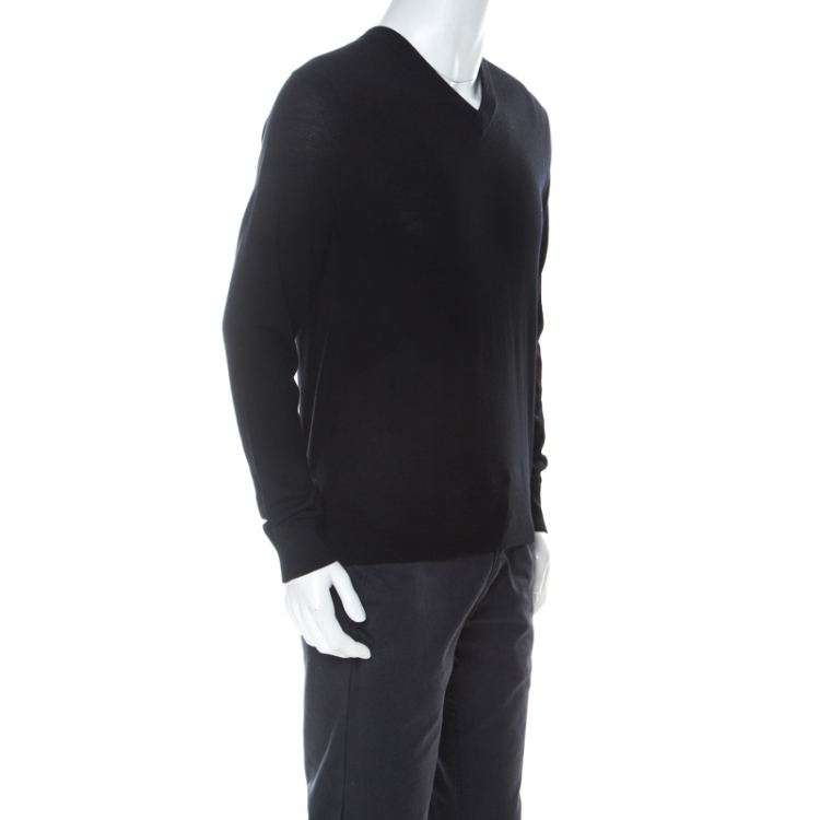 Louis Vuitton Lightweight Turtleneck Pullover, Black, So