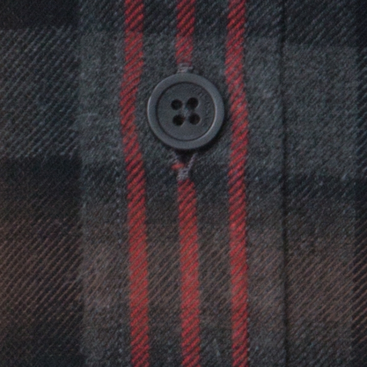 Pre Owned Givenchy Grey and Red Plaid Cotton Shirt S 