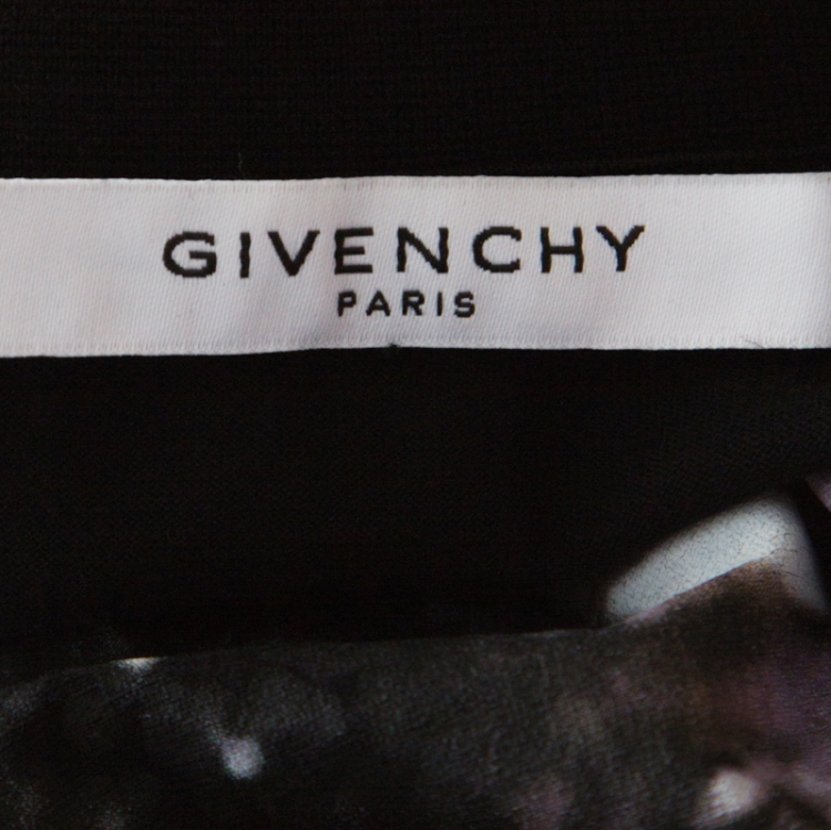 Pre Owned Givenchy Black Cotton Rottweiler Print Cuban Fit T-Shirt L