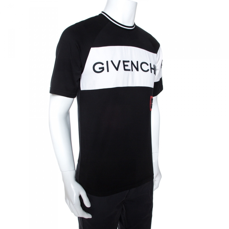 Givenchy Monochrome 4G Embroidered Cotton T-Shirt S Givenchy | TLC