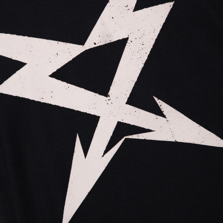Pre Owned Givenchy Black Cotton Double Cross Arrow Print Crew Neck T Shirt L