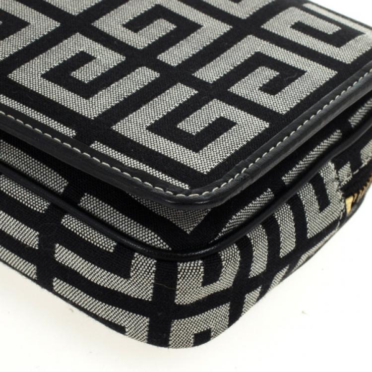 Pre Owned Givenchy Monogram Flap Clutch Wallet Bag