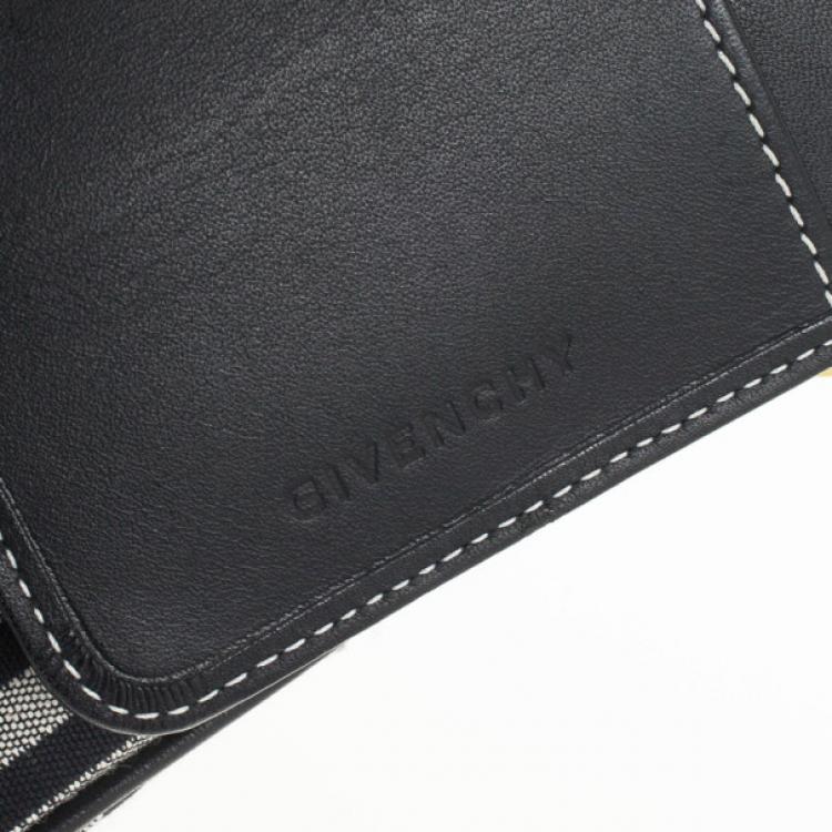 Pre Owned Givenchy Monogram Flap Clutch Wallet Bag