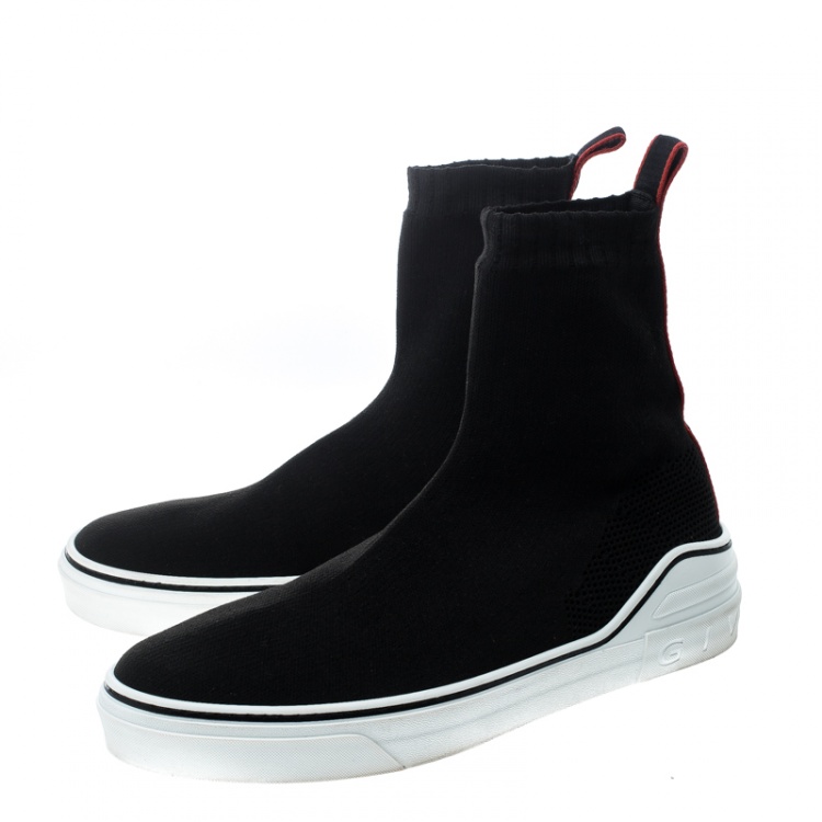givenchy knitted mid sneakers