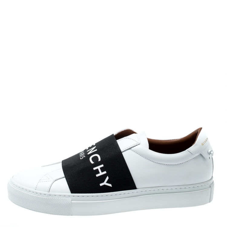 Givenchy Monochrome Leather Urban Street Knot Detail Slip On Sneakers Size  39 Givenchy | TLC