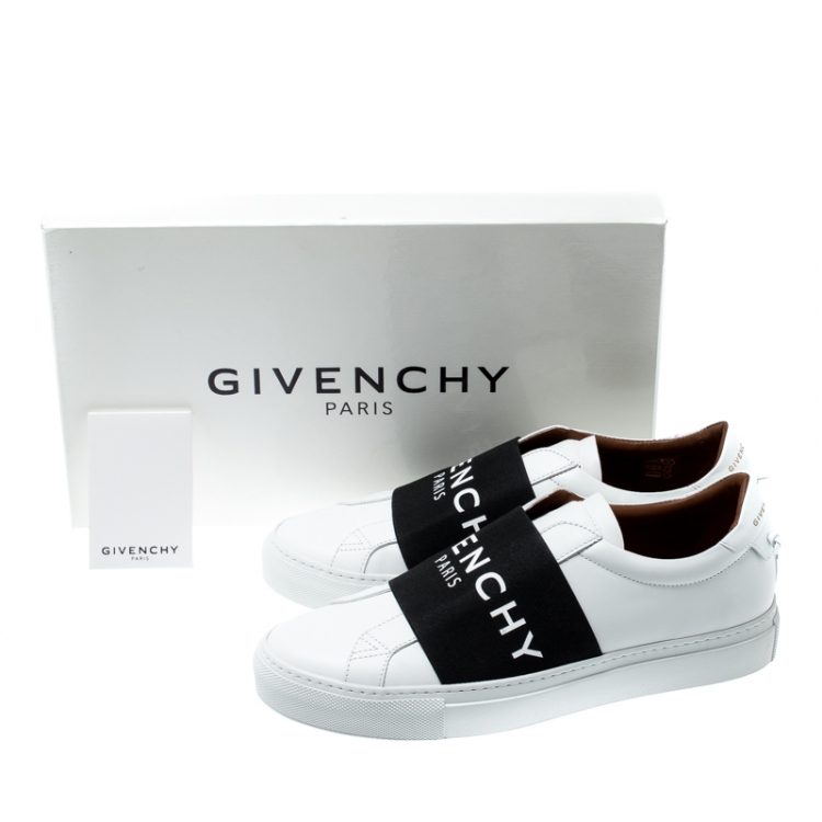 givenchy knot elastic leather trainers