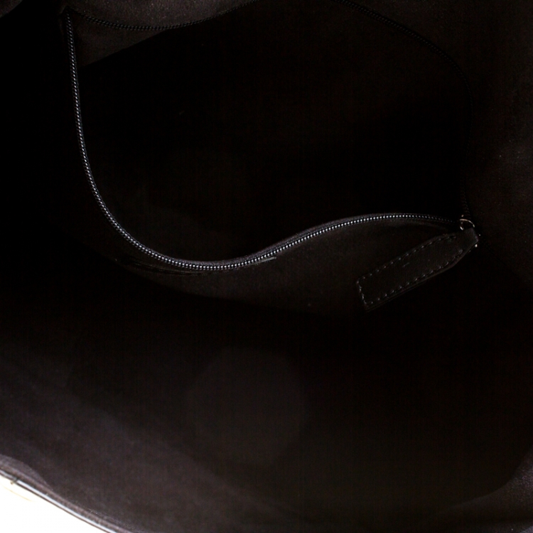 Pre Owned Givenchy Black Leather Briefcase 