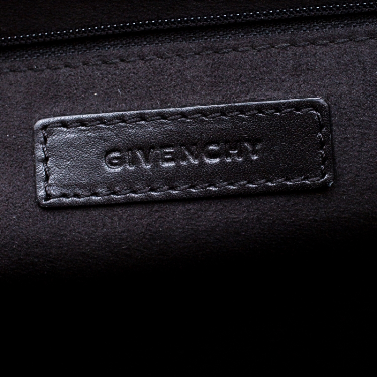 Pre Owned Givenchy Black Leather Briefcase 