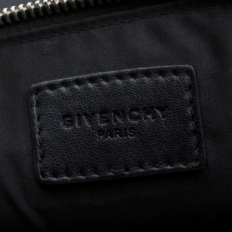 Pre Owned Givenchy Black Monkey Brothers Leather Pouch
