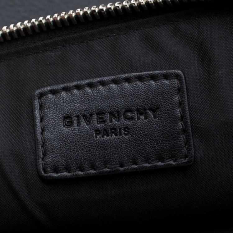 Pre Owned Givenchy Black Monkey Brothers Leather Pouch