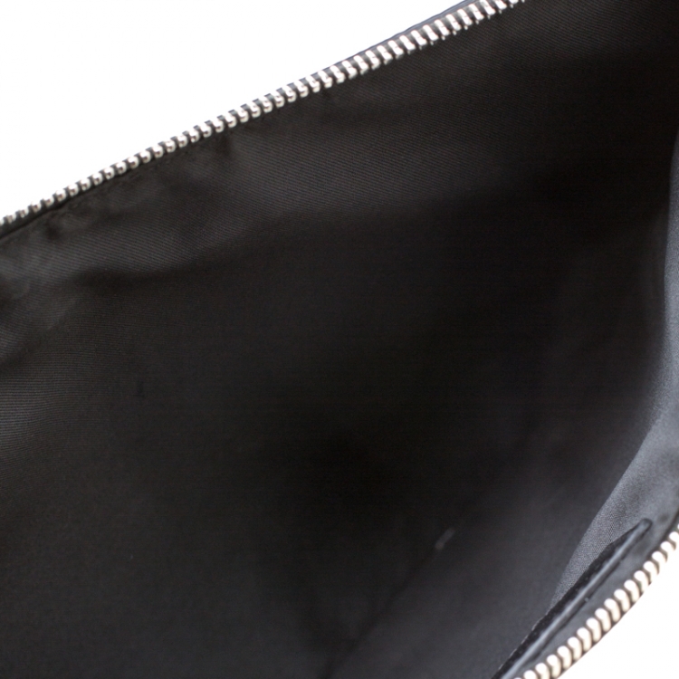 Pre Owned Givenchy Black Monkey Brothers Leather Pouch