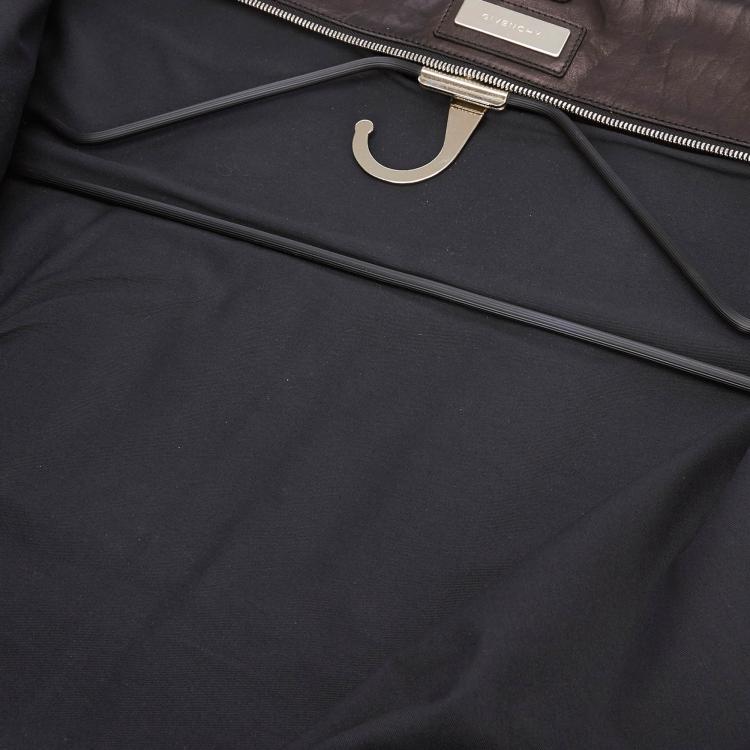 Pre Owned Givenchy Navy Blue Studded Leather Garment Bag