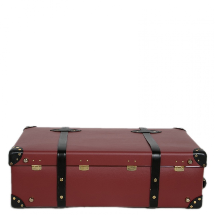 Pre Owned Globe Trotter Burgundy 4 Piece Limited Edition Chivas Regal Luggage Set