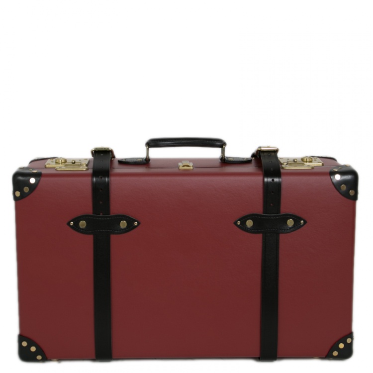 Pre Owned Globe Trotter Burgundy 4 Piece Limited Edition Chivas Regal Luggage Set
