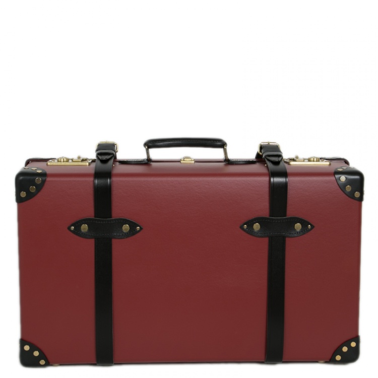 Pre Owned Globe Trotter Burgundy 4 Piece Limited Edition Chivas Regal Luggage Set