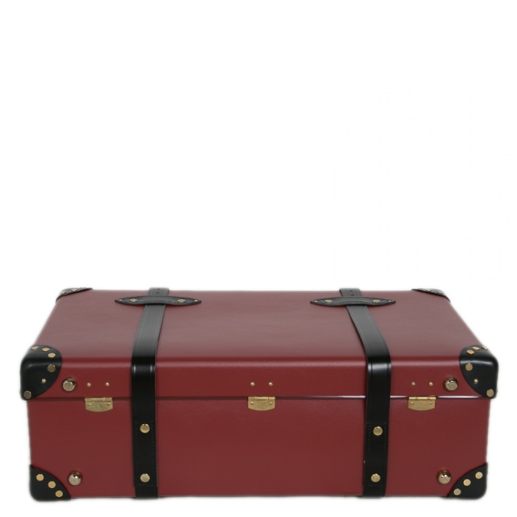 Pre Owned Globe Trotter Burgundy 4 Piece Limited Edition Chivas Regal Luggage Set