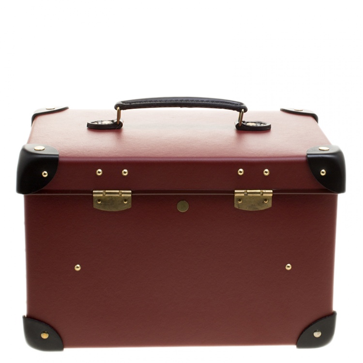 Pre Owned Globe Trotter Burgundy 4 Piece Limited Edition Chivas Regal Luggage Set