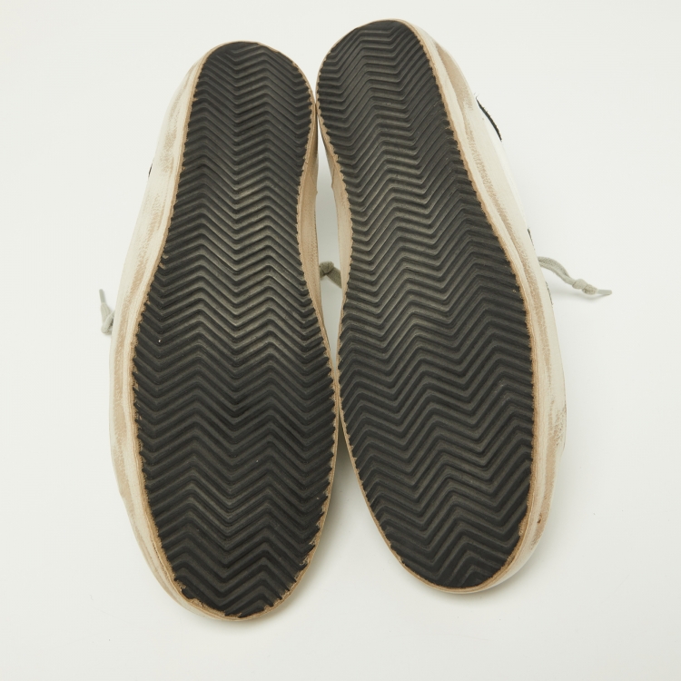 مملوكة مسبقًا Golden Goose Suede and Leather Superstar Low Top Sneakers Size 46