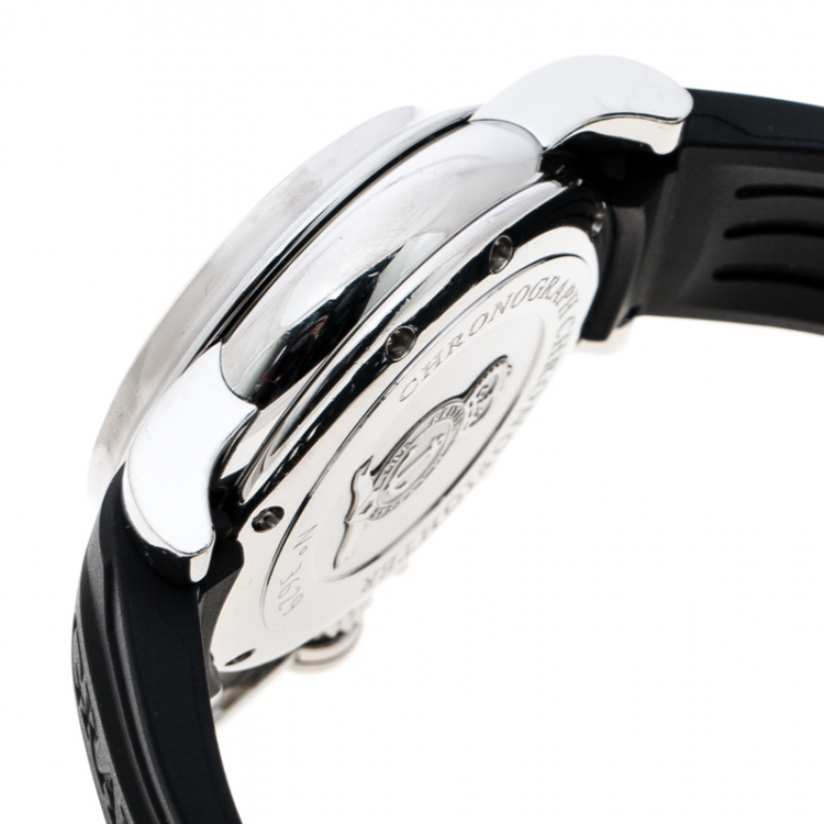 Pre Owned Graham White Stainless Steel Chronofighter 2CFAS Men's Wristwatch 43 mm
