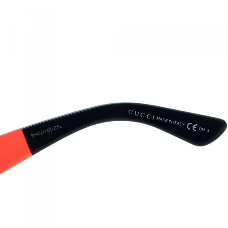 مملوكة مسبقًا Gucci Black GG1133/S Wayfarer Sunglasses