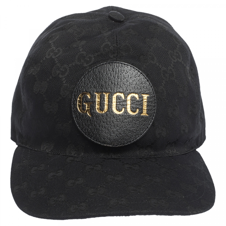 Gucci GG Canvas Baseball Cap - Black Hats, Accessories