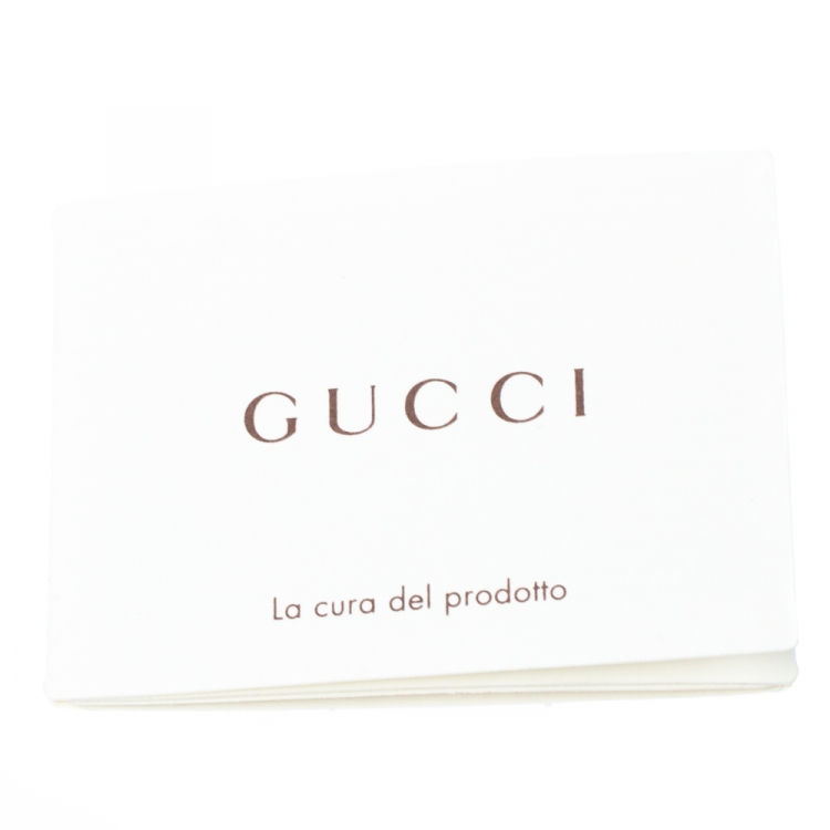 Pre Owned Gucci Black Guccissima Leather Interlocking G Buckle Belt 110CM