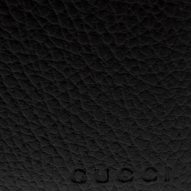 Pre Owned Gucci Leather Long Bifold Wallet