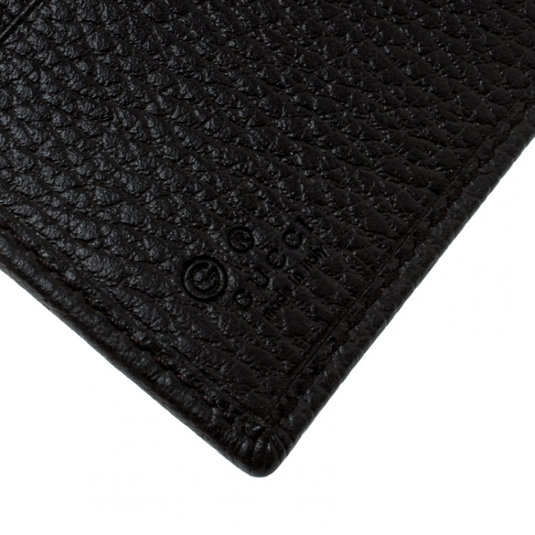 Pre Owned Gucci Leather Long Bifold Wallet