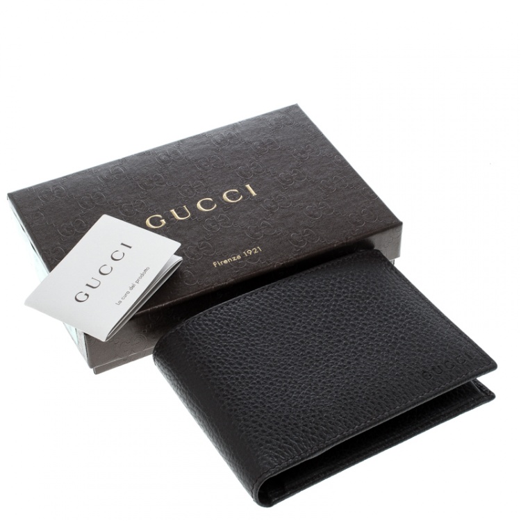 Pre Owned Gucci Leather Long Bifold Wallet