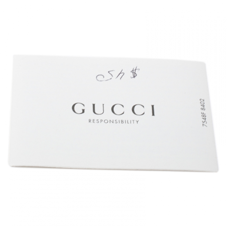 Pre Owned Gucci Blue GG Nylon Toiletry Pouch