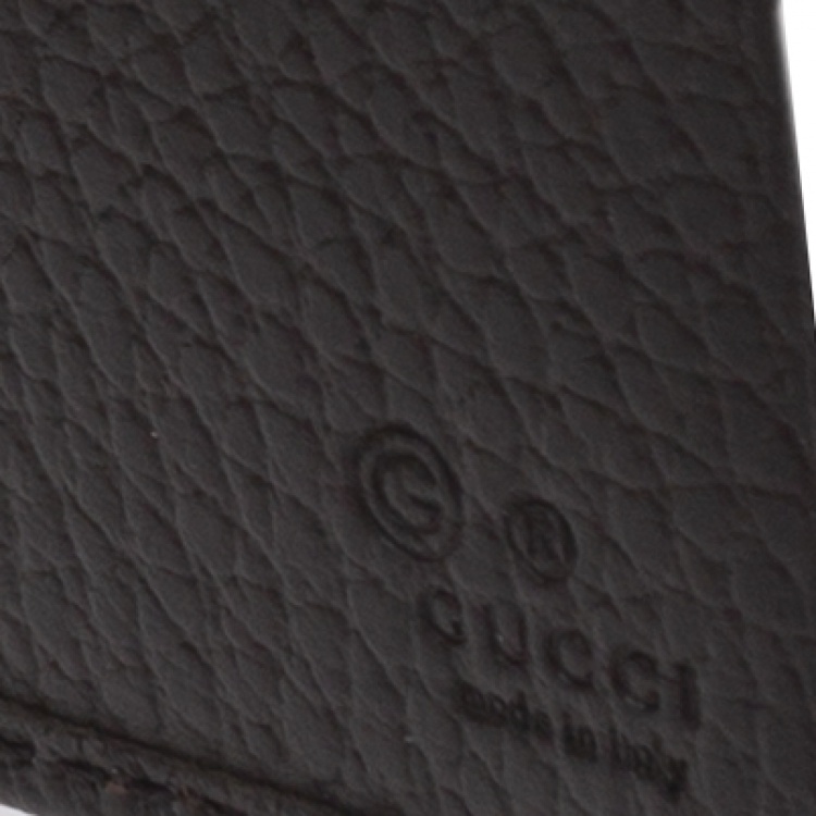 Pre Owned Gucci Beige/Brown GG Canvas Dollar Bifold Wallet