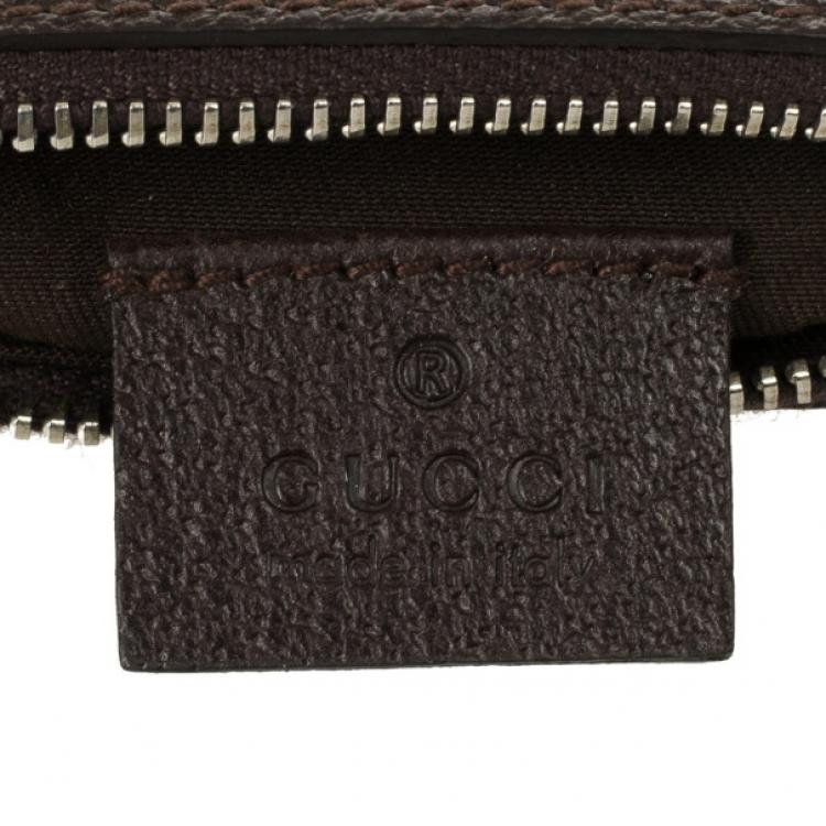 Pre Owned Gucci Beige Monogram Coin Purse