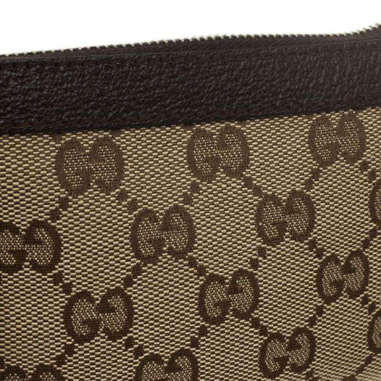 Pre Owned Gucci Beige Monogram Coin Purse