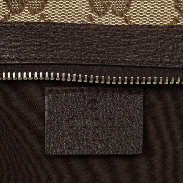 Pre Owned Gucci Beige Monogram Coin Purse