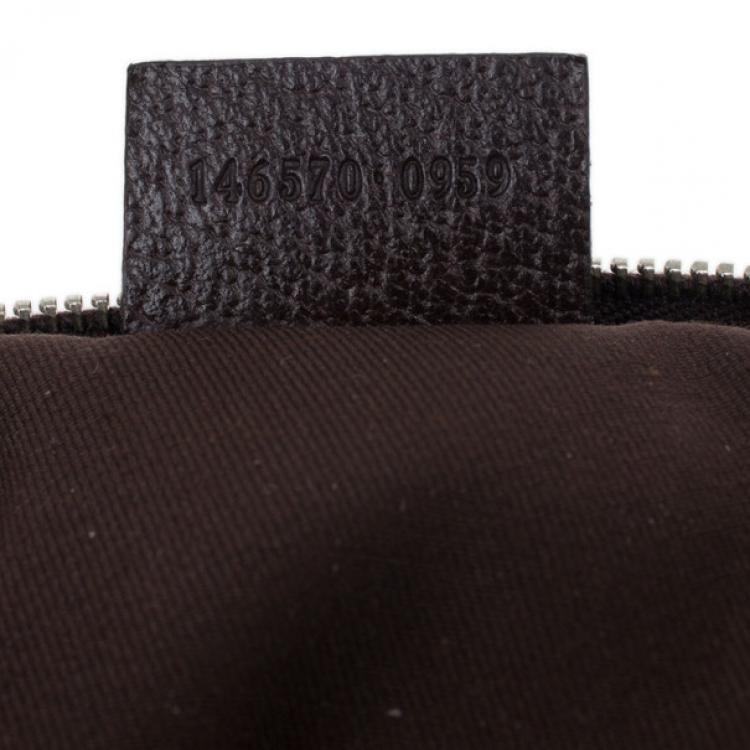 Pre Owned Gucci Beige Monogram Coin Purse