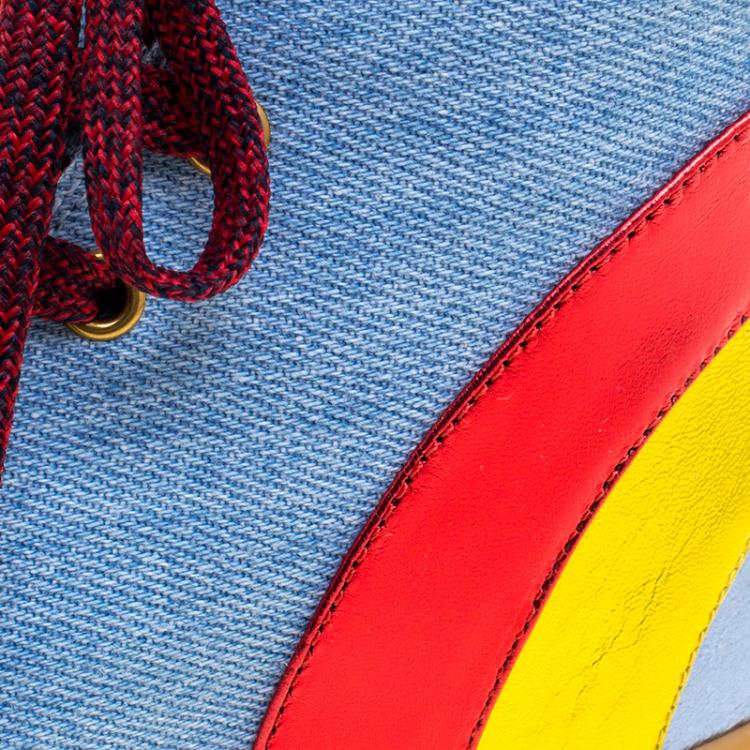 gucci rainbow high tops