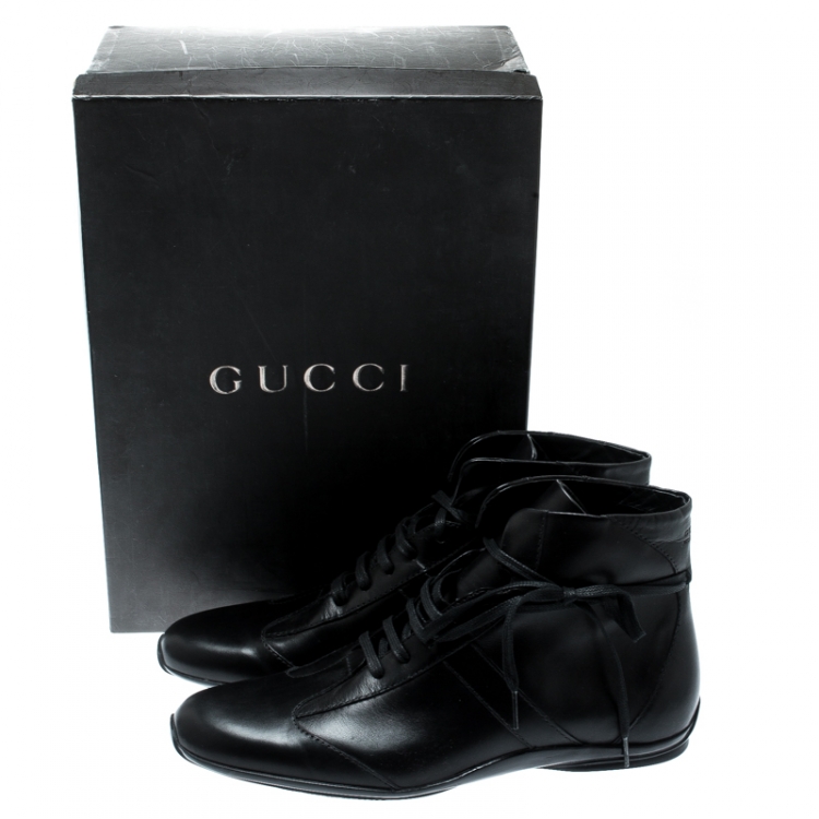 gucci black boots men