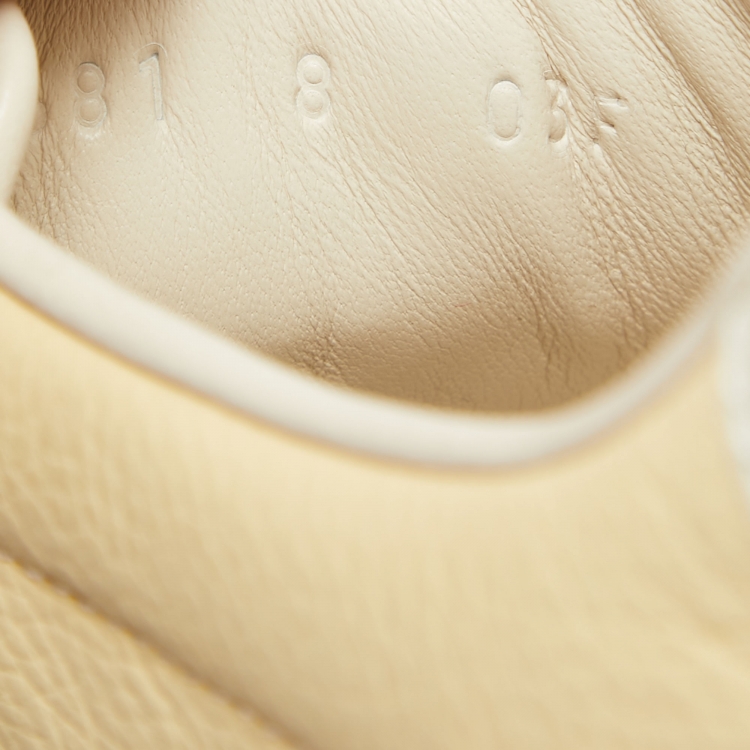 Pre Owned Gucci Multicolor Leather and Suede G74 Sneakers Size 42