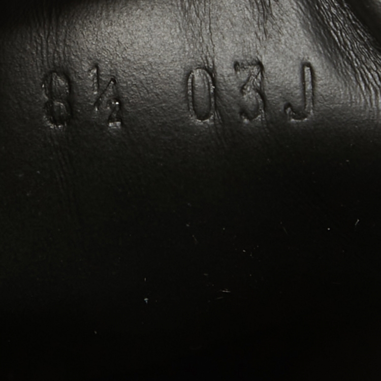 Pre Owned Gucci Dark Grey GG Supreme Canvas Ace Sneakers Size 42.5